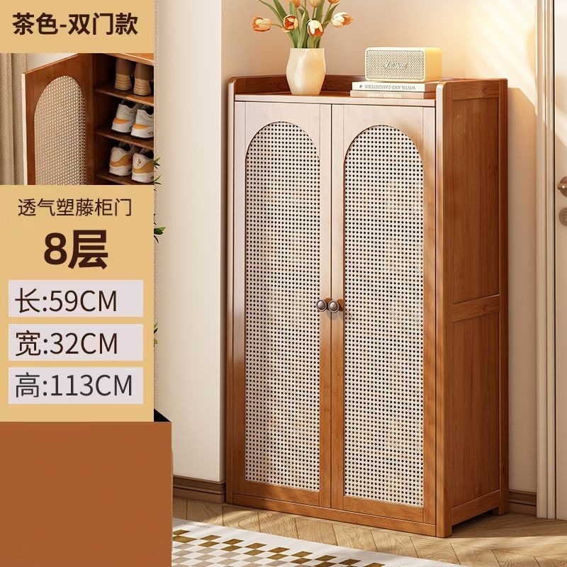 鞋柜多层家用门口入户小窄鞋架简易出租房用2025新款防尘置物架子|undefined