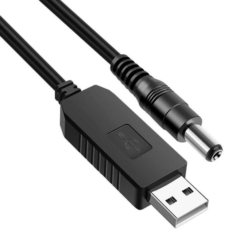 Usb dc 9v12v昇圧線dc 3.5円孔5.5は小型家電wifi充電宝電源コードに適している|undefined