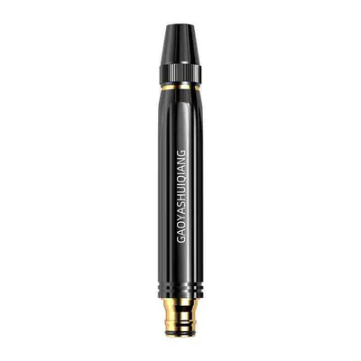 Cross-Border Direct Supply of Black Diamond Metal High-Pressure Water Guns for Home Use, Garden Nozzles, Alloy Direct Spray Car Wash, Wholesale Foreign Trade (High pressure car wash water gun) - nipple-black-king-kong-metal-water-gun
