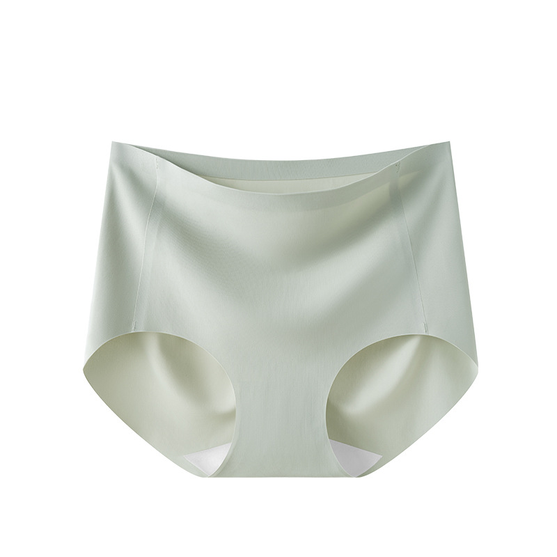 Ropa interior sin costuras de cintura alta, ropa interior de entrepierna antibacteriana de algodón para mujer, yoga y fitness