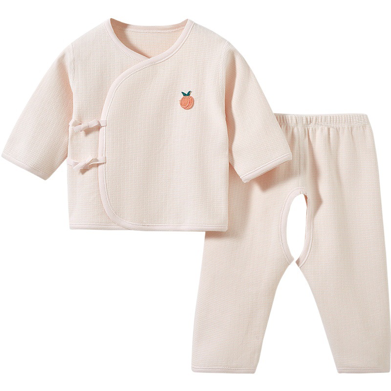 Ropa de bebé recién nacido primavera, otoño e invierno bebé recién nacido base monje caliente split ropa de otoño ropa de bebé ropa interior traje