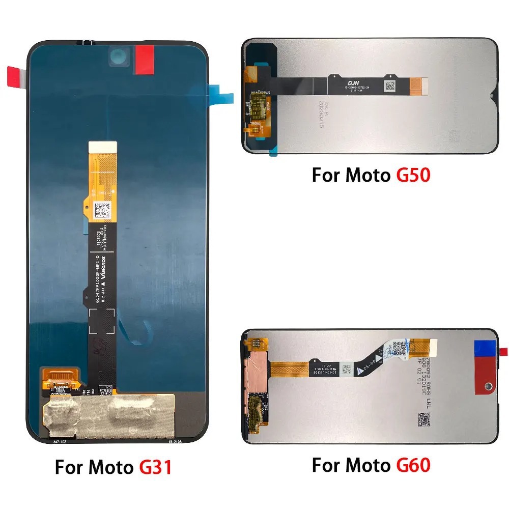 Moto G10 G30 G100 G22 G31 G50 G60 G60s G 5G Plus Pantalla