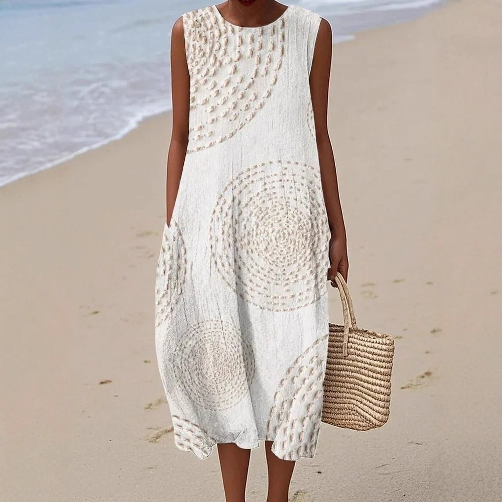 summer fashionable small design three dimensional dress sleevless