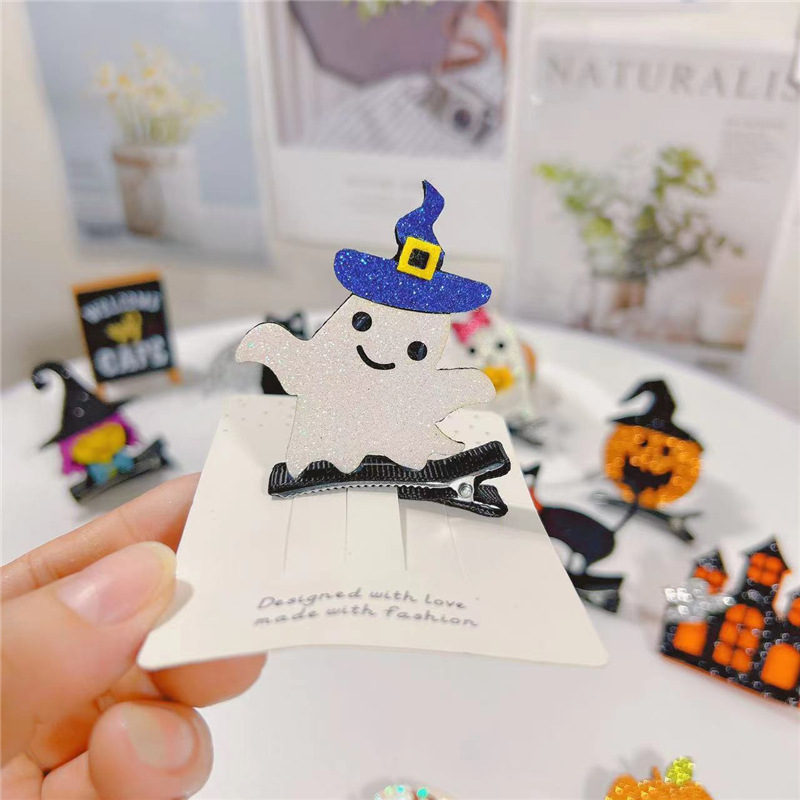 15g Weight Hair Clip Hair Accessories Type 1 Piece Quantity Street Occasion Halloween Festival Skull Pattern Women'S Gender Original Design, Punk Style Halloween Original Design Punk Skull Street Party Accessories Party Supplies 11