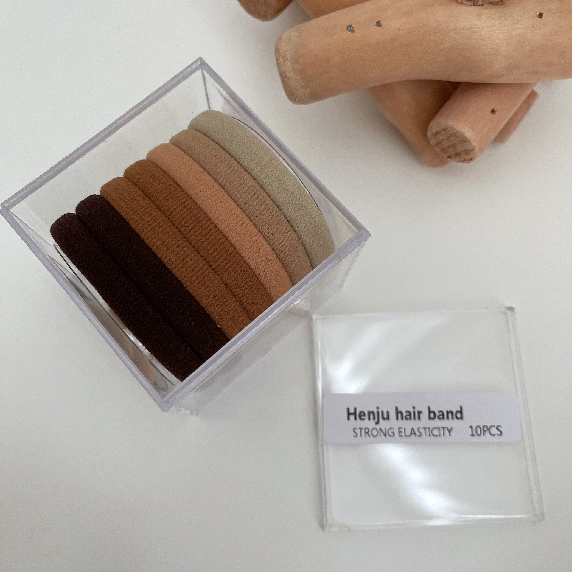 Set de elastice de păr simple și durabile pentru femei_voghion.com