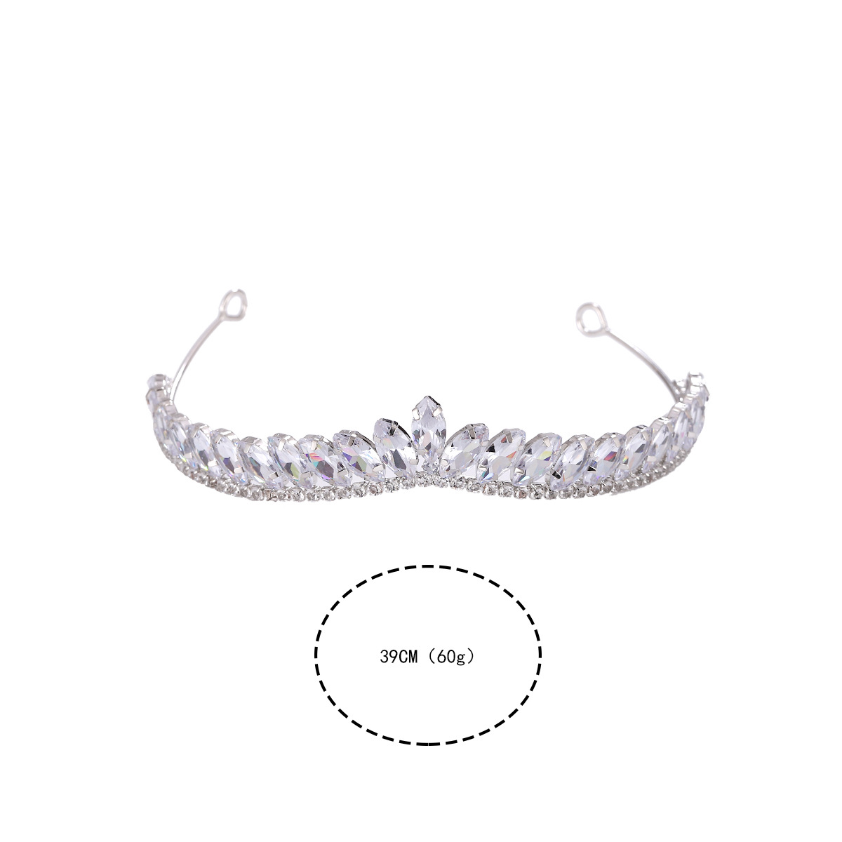 Cristal tridimensional ZIRCON decoración nupcial diadema reunir poesía marca nuevo ZIRCON nupcial tocado cumpleaños corona de la boda tocado