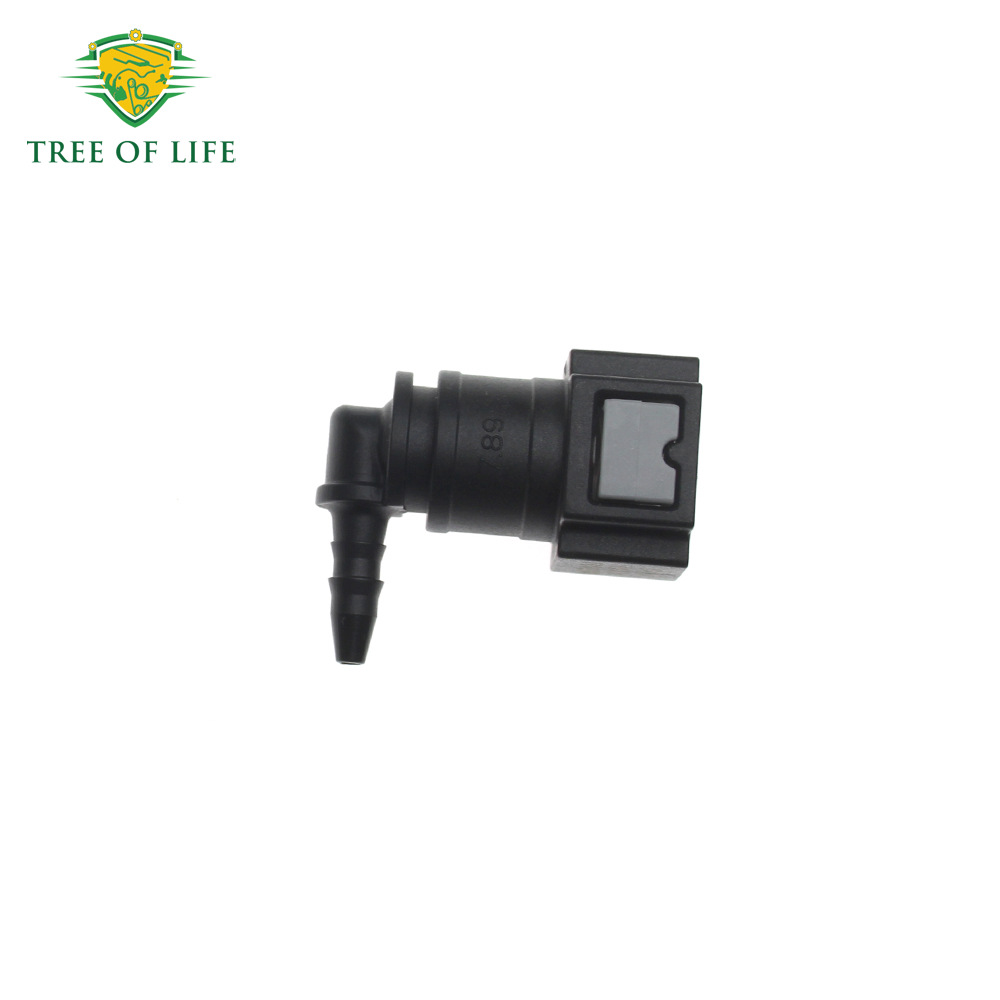 ID3 7.89 90-degree car fuel line quick connector hose fitting nylon oil pipe quick connect and quick release