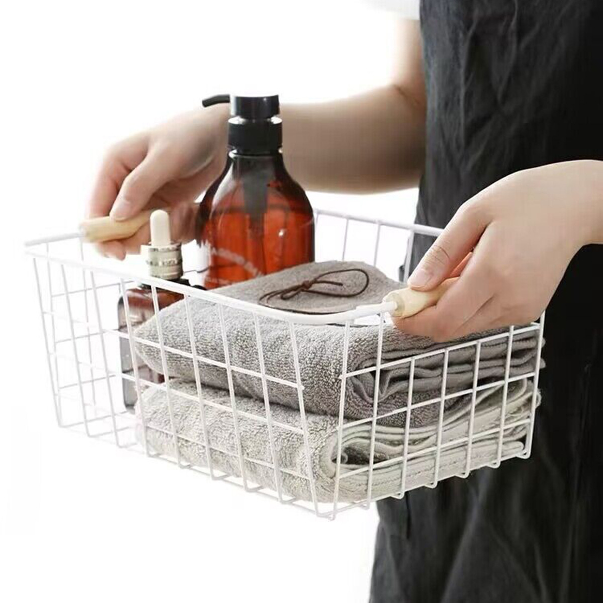 Cestas de almacenamiento de congelador transfronterizo Cestas de almacenamiento de cocina Cestas de almacenamiento de congelación Cestas de almacenamiento de congelador