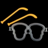 Skeleton glasses