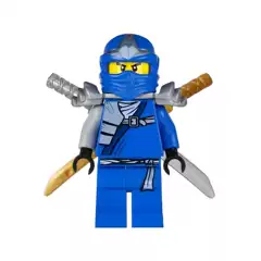 ZX Suit Jay Ninja Minifigure Building Blocks Weapon Assembly Toy for Lloyd, Compatible with LEGO Green Ninja Lloyd