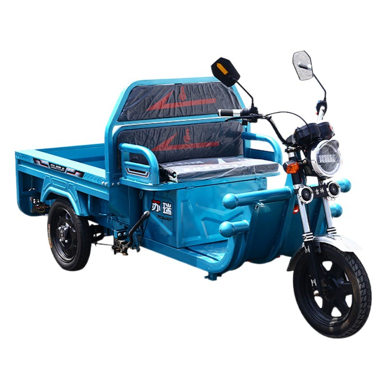 Электрический трехколесный киоск бытовой скутер для взрослых новый аккумулятор трехколесный грузовой Экспресс маленький плоский скутер