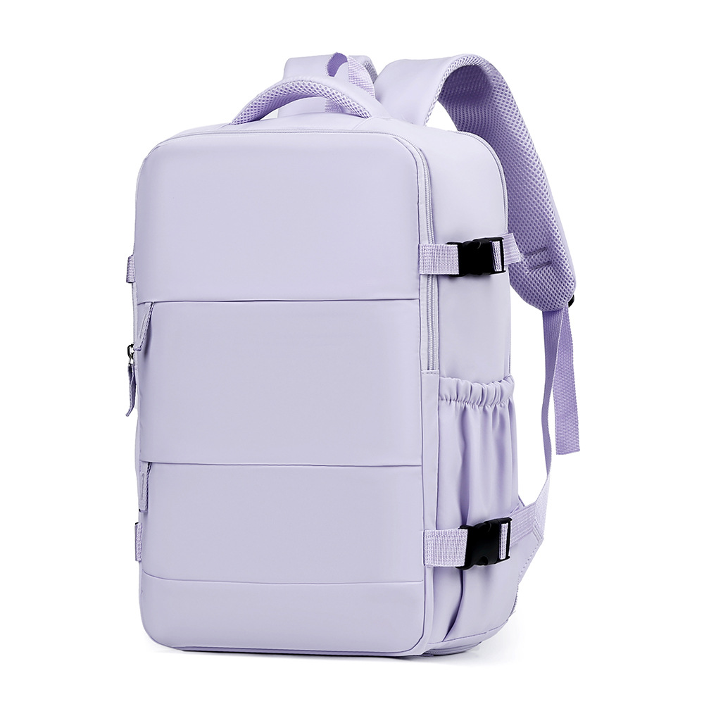 Mochila de ocio transfronteriza, mochila escolar para estudiantes masculinos y femeninos, bolsa impermeable para computadora, separación seca y húmeda, almacén de zapatos independiente, mochila de viaje