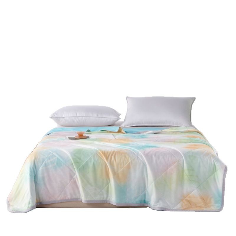 Mother and Child Class A toilet water cool silk summer quilt summer air-conditioned room thin quilt gift box will sell activity gift quilt