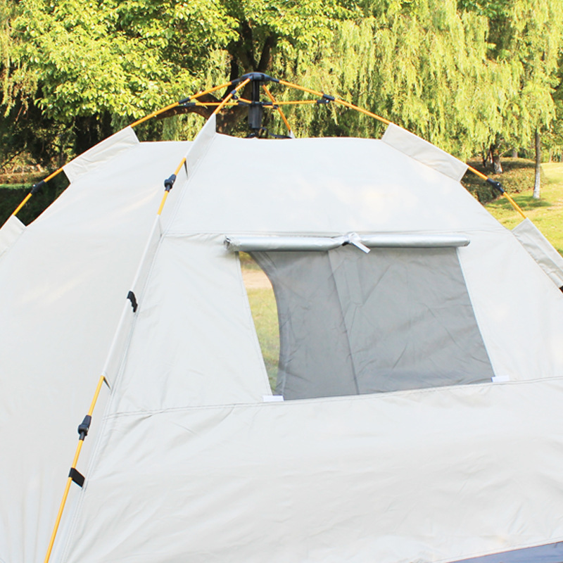 Outdoor Tent for 3-4 People, Fully Automatic Camping Tent, 2-Person Outdoor Tent, Thickened, Rainproof, Sun-Resistant, Ultra-Light, Quick Setup