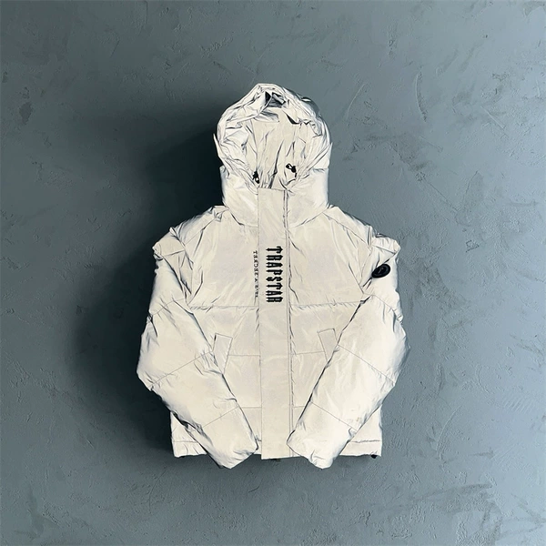 Reflective gray jacket
