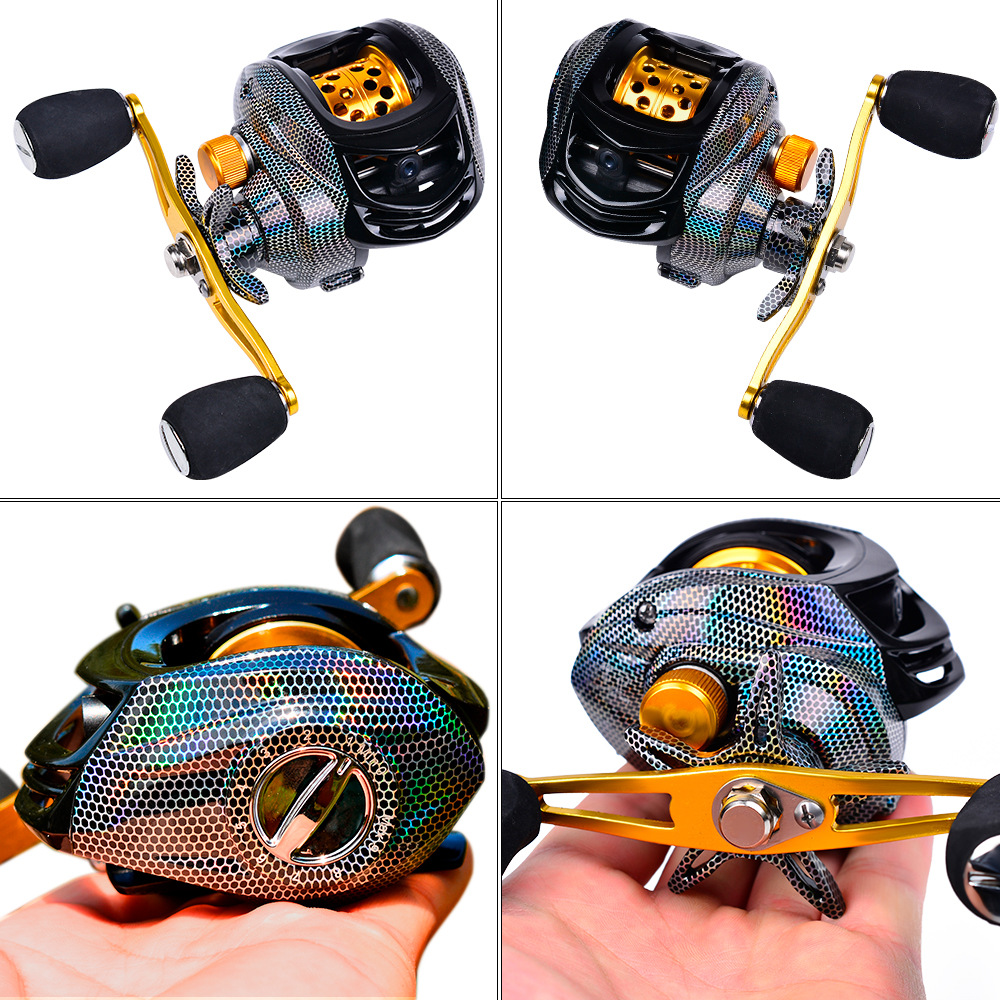 New metal water droplet wheel 18+1 axis fishing fishing reel 7.2:1 micro wheel sea fishing reel fishing reel wholesale