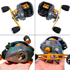New metal water droplet wheel 18+1 axis fishing fishing reel 7.2:1 micro wheel sea fishing reel fishing reel wholesale