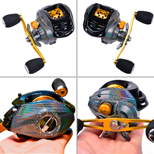 New metal water droplet wheel 18+1 axis fishing fishing reel 7.2:1 micro wheel sea fishing reel fishing reel wholesale