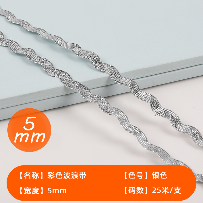 Spot 5-10mm saguero ondulado correas color S con encaje curva con cordón ondulado