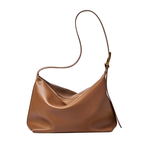 Nalandu 2024 new women's bag crossbody bag genuine leather tote bag large capacity fashionable shoulder commuter bag