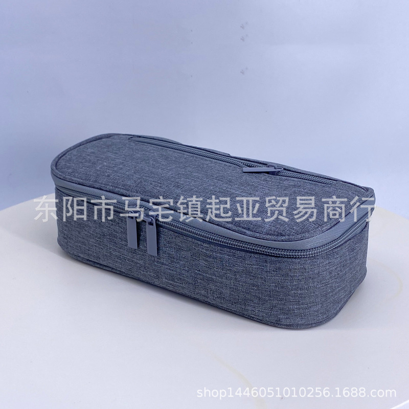 亚马逊新款大容量文具盒笔袋小初高中生学生文具袋高颜值铅笔收纳|undefined