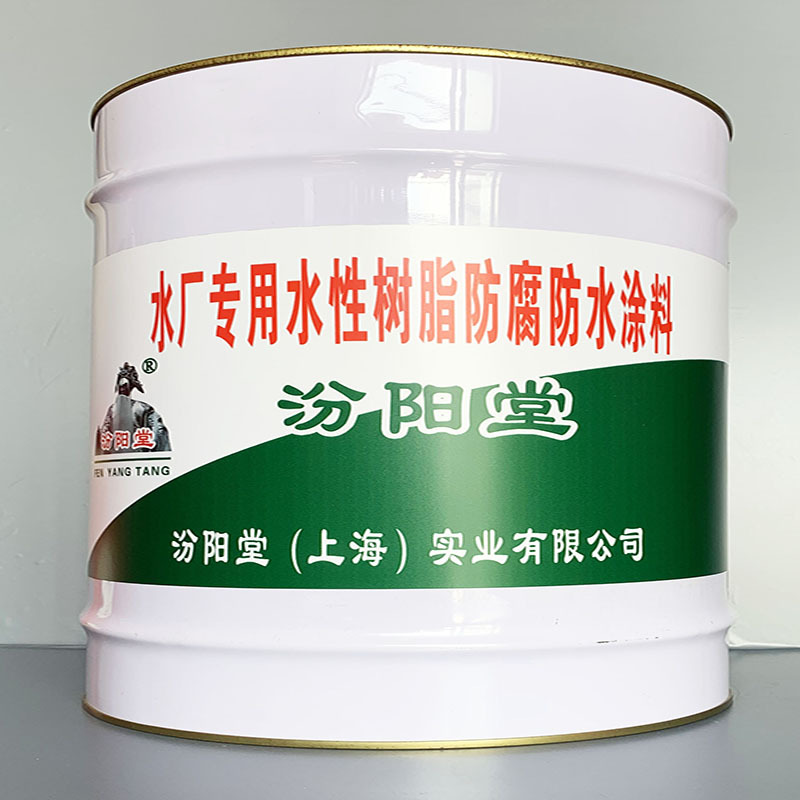 水厂专用水性树脂防腐防水涂料、性能好、简便、快捷!