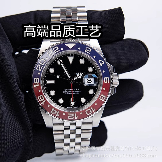 Factory Direct C Factory Water Ghost Greenwich Watch Men's Automatic Mechanical Watch Waterproof Luminous Coke Ring