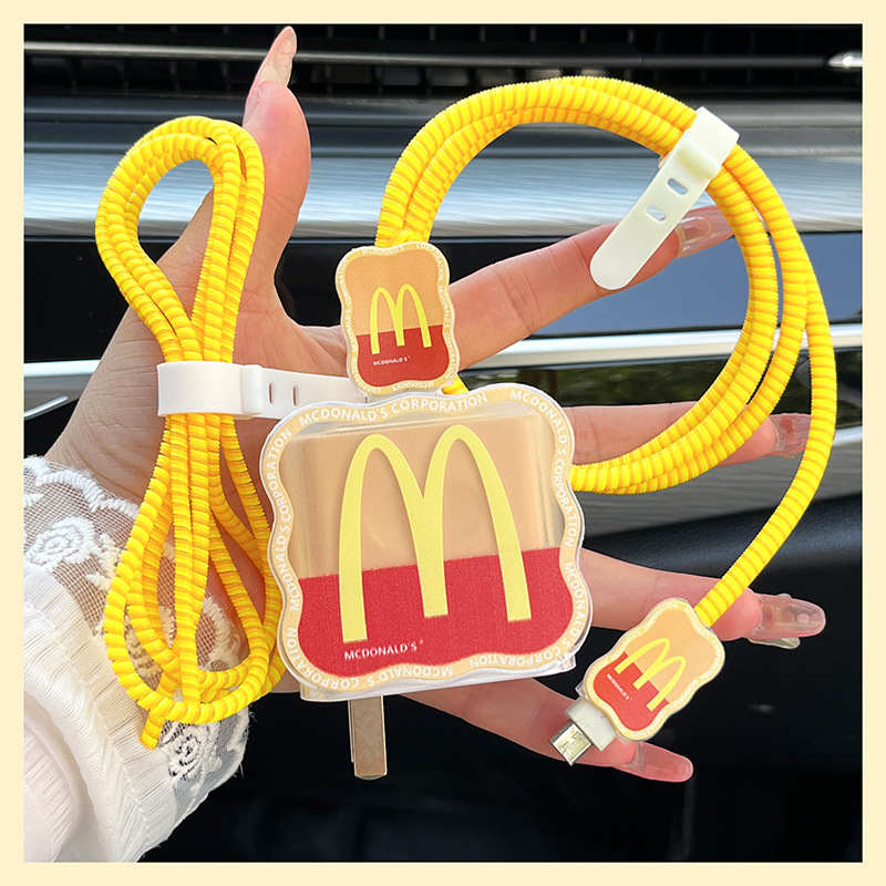 適用華為66/88w充電器保護カバーMate60Pro栄光90データケーブル咬線器保護カバー