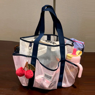 Sports Fitness Swimming Bag, Portable Dry and Wet Separation Waterproof Handbag, Large Capacity Compartmentalized Travel Beach Bag