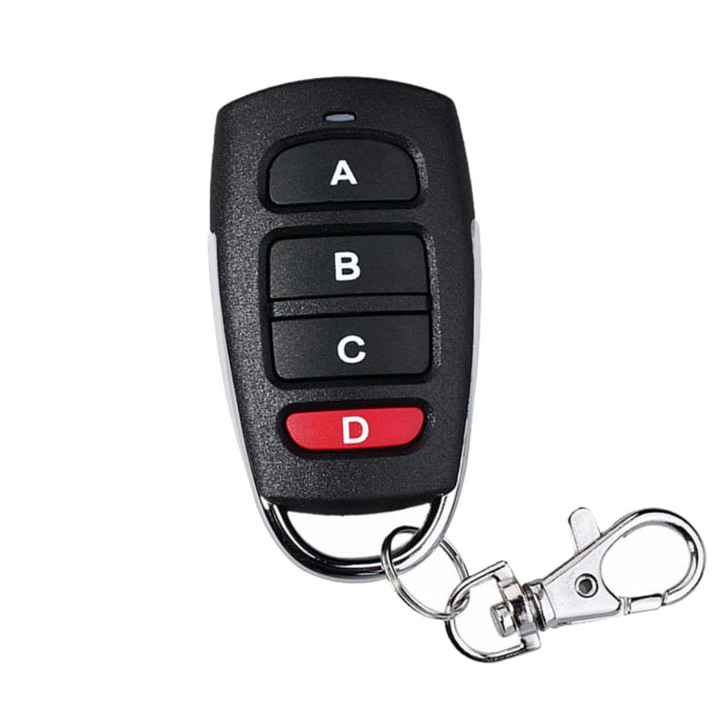 外贸款 433自动拷贝对拷遥控器 克隆复制车库门遥控器 拷贝机 4键