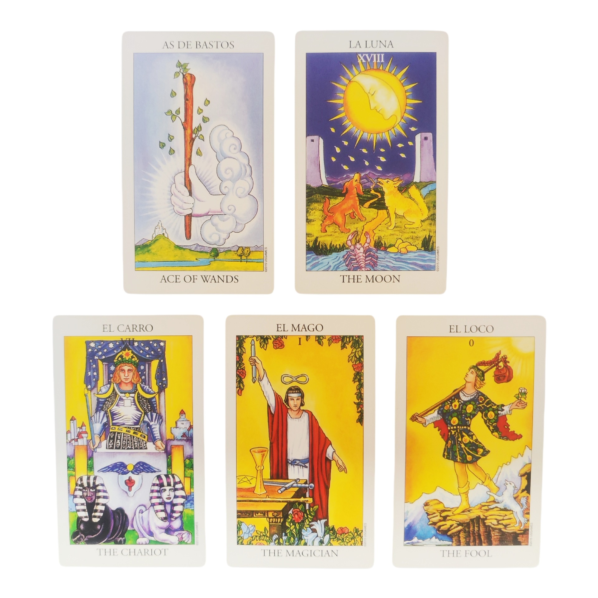 Bilingual Spanish-english Tarot Deck With Instructions Party Game_voghion.com
