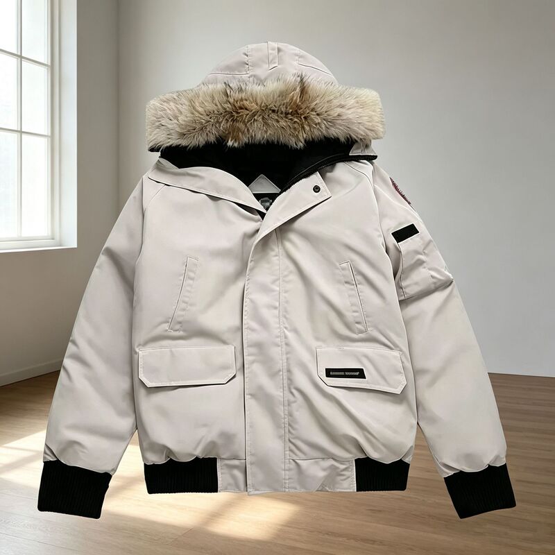 Big Goose 01 Pilot Parka Down Jacket, White Duck Down Filling, Unisex Couple Style, Fur Collar Jacket, Winter Coat Big Goose 01 Pilot Parka Down Jacket, White Duck Down Filling, Unisex Couple Style, Fur Collar Jacket, Winter Coat