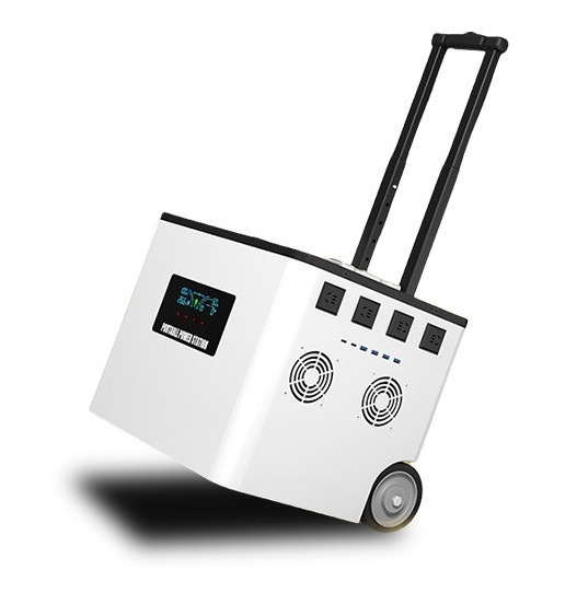 Fuente de alimentación exterior de 500W, almacenamiento de energía solar portátil, estación de energía portátil con inversor de 220V