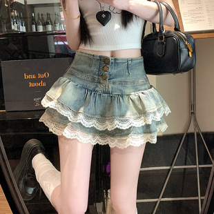 牛仔裤裙