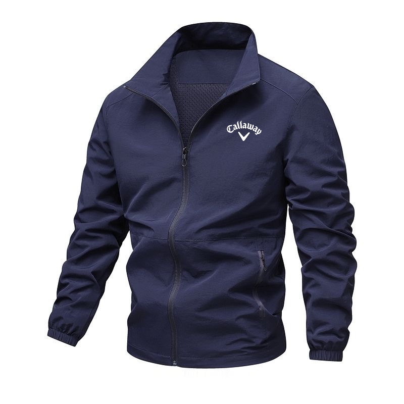 Golf Jacket for Men, Thin, Breathable, Quick-Drying, Versatile, Fashionable, Stand-Up Collar, Cardigan, Golf Clothing for Men Golf Jacket for Men, Thin, Breathable, Quick-Drying, Versatile, Fashionable, Stand-Up Collar, Cardigan, Golf Clothing for Men