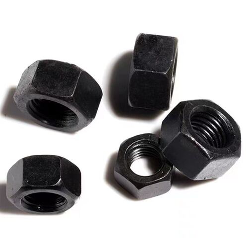 8.8 grade UNC American coarse thread nut, 5 grade British fine thread black hex nut 1/4-28 to 1-1/2
