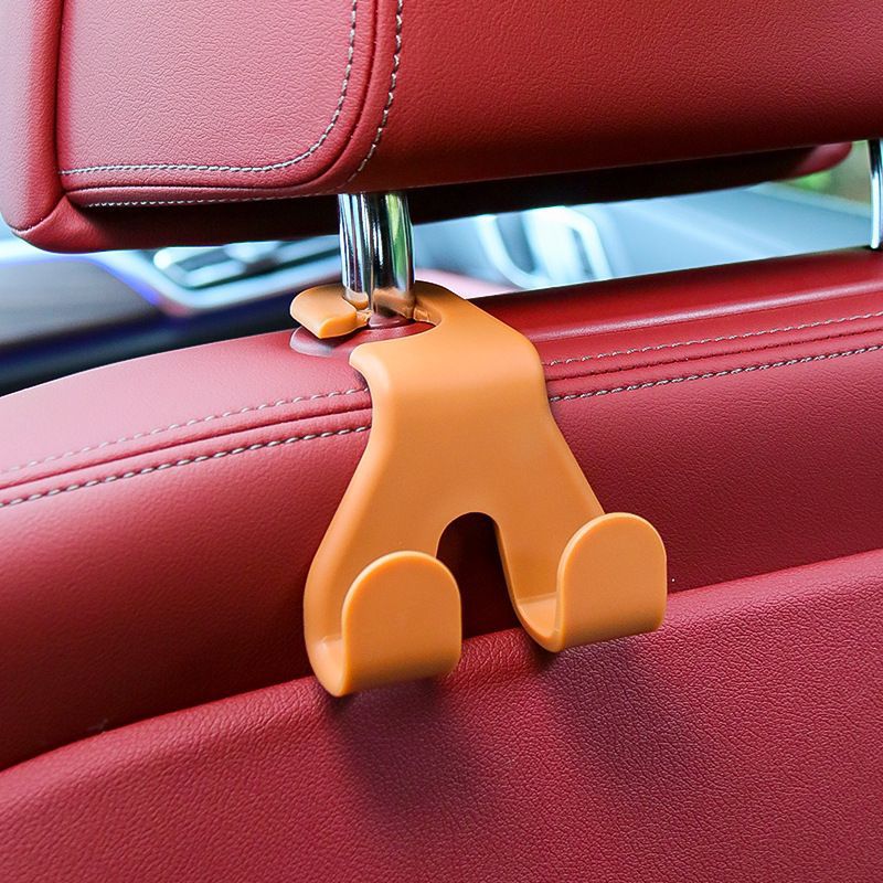 Asiento de coche suministros fuerte y firme pequeño gancho oculto de almacenamiento multifuncional gancho del asiento trasero