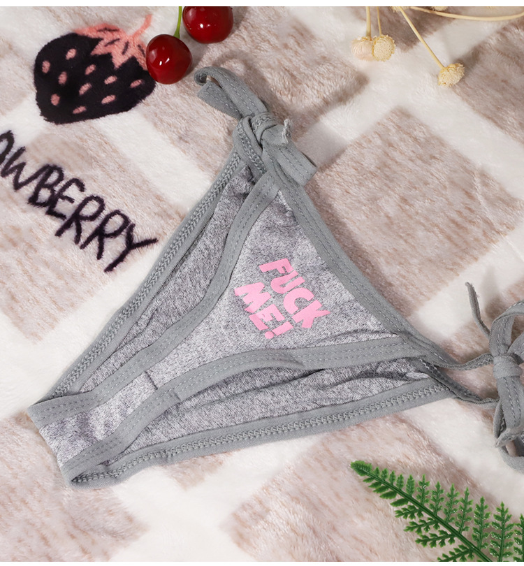 Jiuai Lace Open Panties for Women, No Need to Take Off, Portable Thong — detail image 15