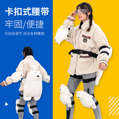 スキー保護具防水ぬいぐるみ保護ヒップマットアニメかわいい亀肘保護膝大人スケート転倒防止マット