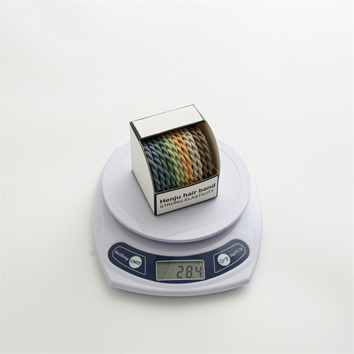 Summer high-elastic rubber band women's hair tie headband simple braided headband durable and non-damaging ponytail hair tie