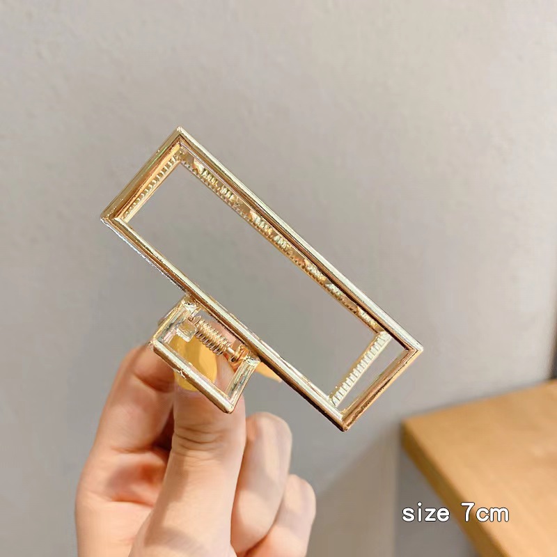 Pinzas para el cabello coreanas exquisitas y de alta gama para mujer, versátiles para peinados recogidos en la parte posterior de la cabeza, pinzas de tiburón, tamaño extragrande para cabello grueso, pinzas de garra, horquillas.