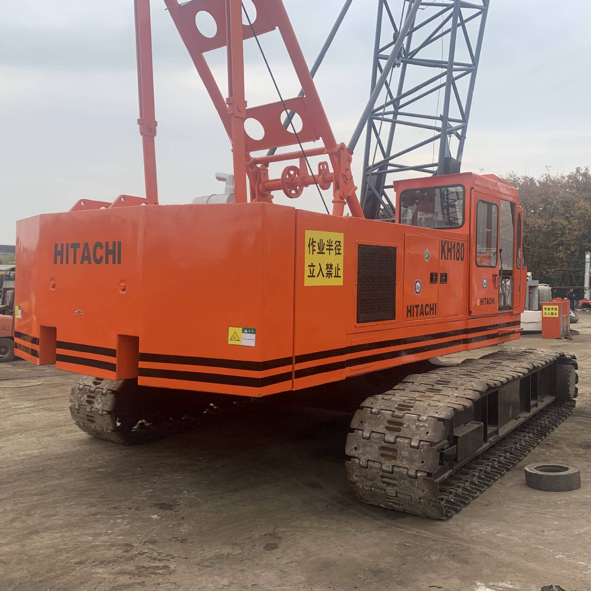 外贸出口日立55吨石川岛50吨二手履带吊