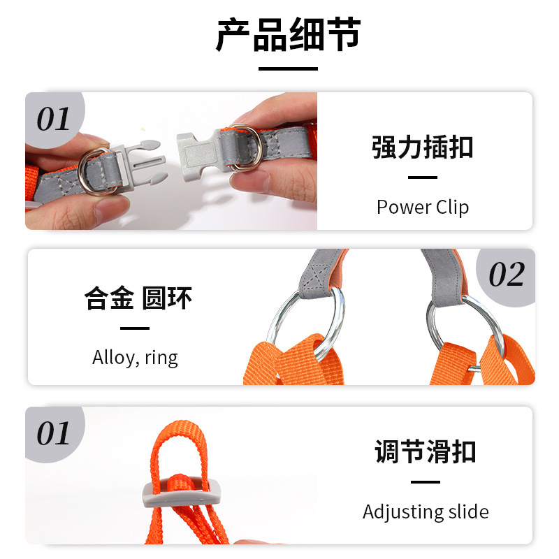 Amazon popular mascota correa de pecho gamuza gato y correa de perro reflexivo transpirable perro cuerda correa de perro