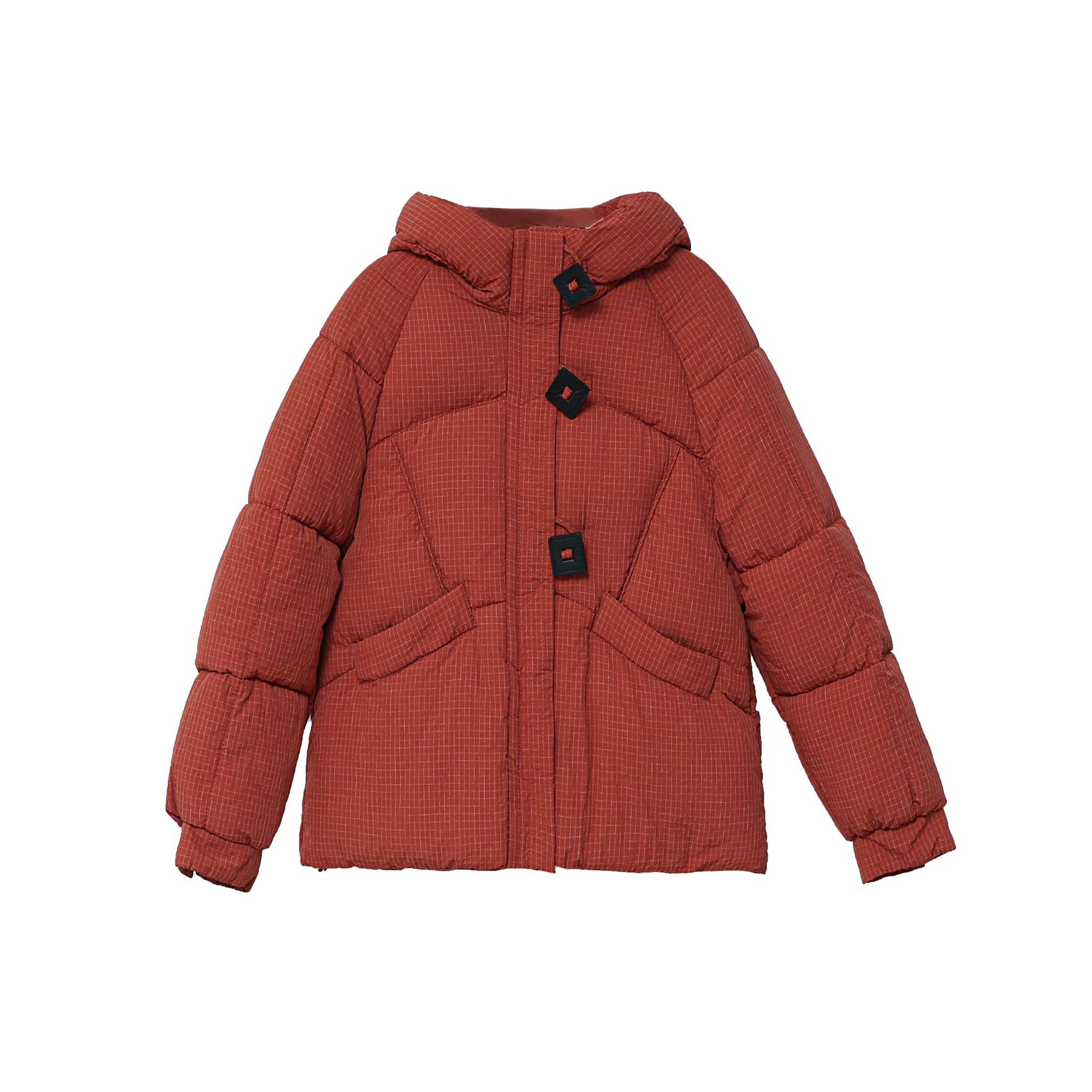 2025 ropa de algodón corta coreana temperamento de alto nivel con gorra de cuello cuadrado ropa de pan corta de algodón mujer diseño hombre pequeño
