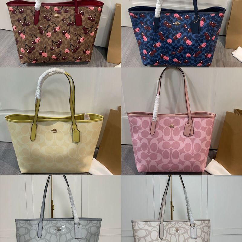 Ole C's New Cherry City Tote Bag Satchel Shoulder Classic Presbyopic Shopping Bag Large Capacity Mommy Bag Ole C's New Cherry City Tote Bag Satchel Shoulder Classic Presbyopic Shopping Bag Large Capacity Mommy Bag