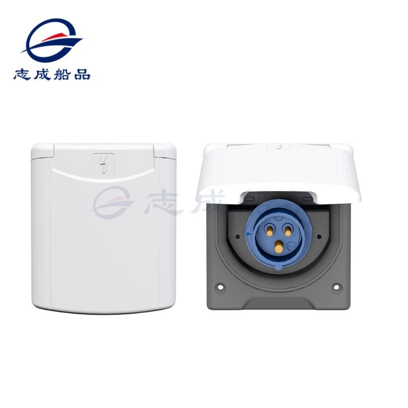 흰색 소켓 플러그 1 세트