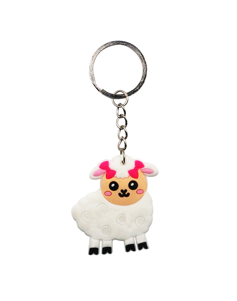 Cartoon Style Animal PVC Unisex Bag Pendant Keychain display picture 6