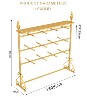 J8 Clothing Store Display Rack Island Rack Underwear Floor-Standing Gold Multifunctional Pajama Rack G3