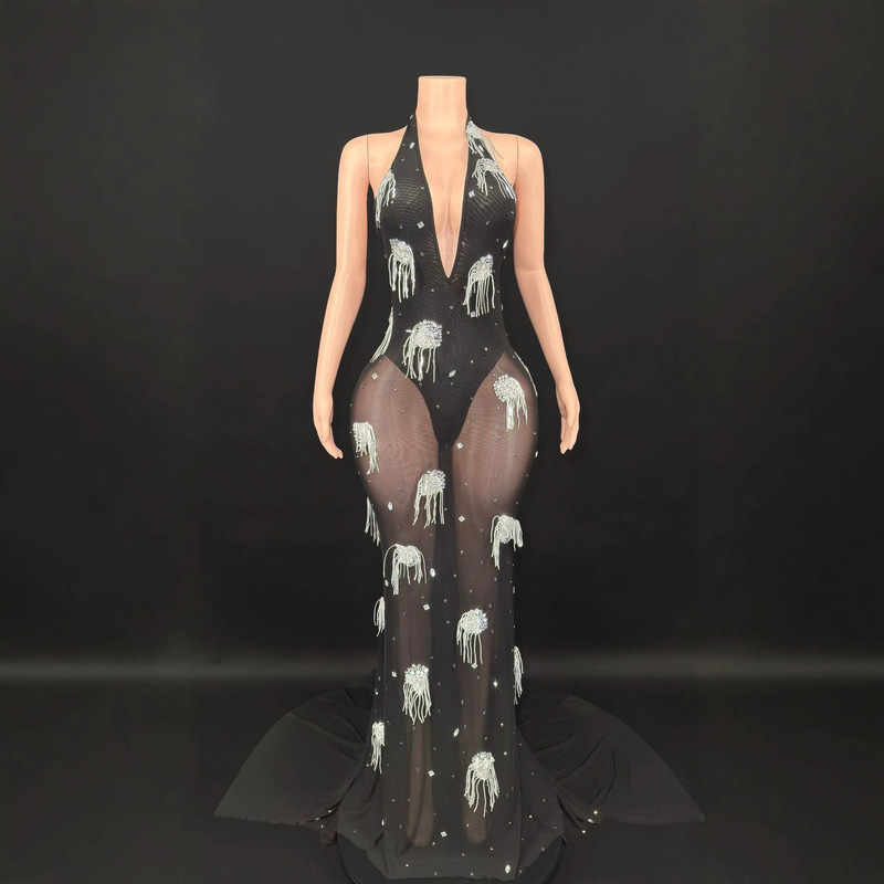 New European and American Style Cross-Border Dresses, Performance Party Dresses, Sexy Evening Gowns, Trailing Dresses, Cross-Border New European and American Style Cross-Border Dresses, Performance Party Dresses, Sexy Evening Gowns, Trailing Dresses, Cross-Border