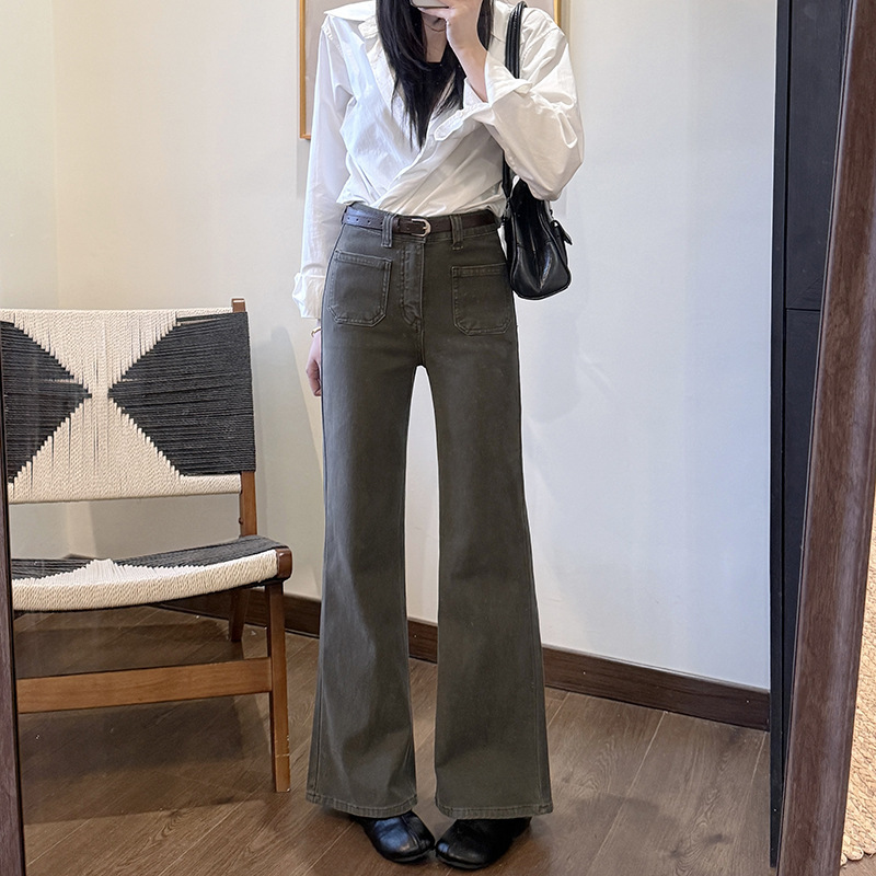 2026 Autumn New Women's Flared Jeans, Comfortable and Trendy High-Waisted Four-Way Stretch Slimming Flared Pants 2026 Autumn New Women's Flared Jeans, Comfortable and Trendy High-Waisted Four-Way Stretch Slimming Flared Pants